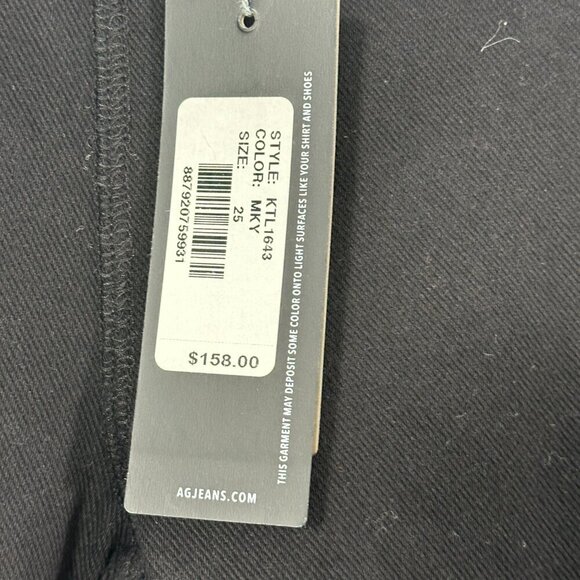 AG Adriano Goldschmied Knit Luxe Denim Pants Womens 25 Legging Super Skinny NEW - Picture 3 of 9